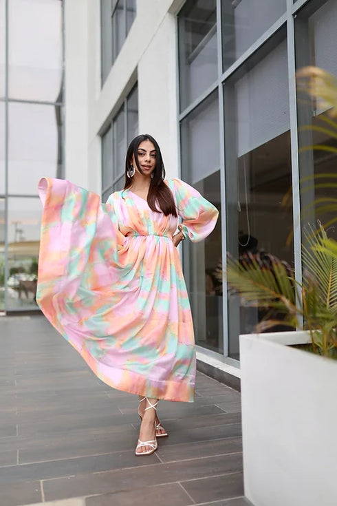 Myra Colorful Fusion Dress